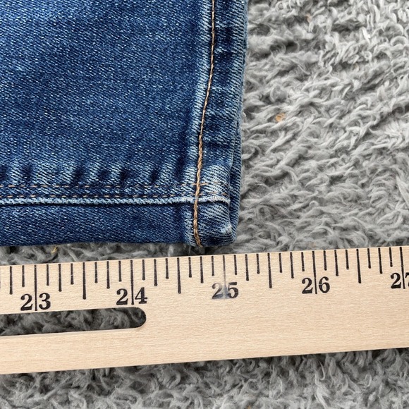 Lucky Brand Jeans Womens 4/27 Blue Citrus Springs Straight Stretch Denim Pants - Picture 8 of 13